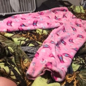 Pink fussy pants for girls